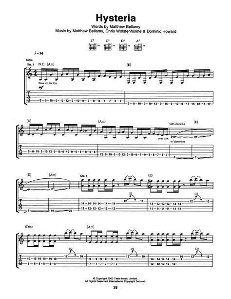 Muse Chords & Tabs for Guitar, Ukulele, Bass, Drums at Ultimate。